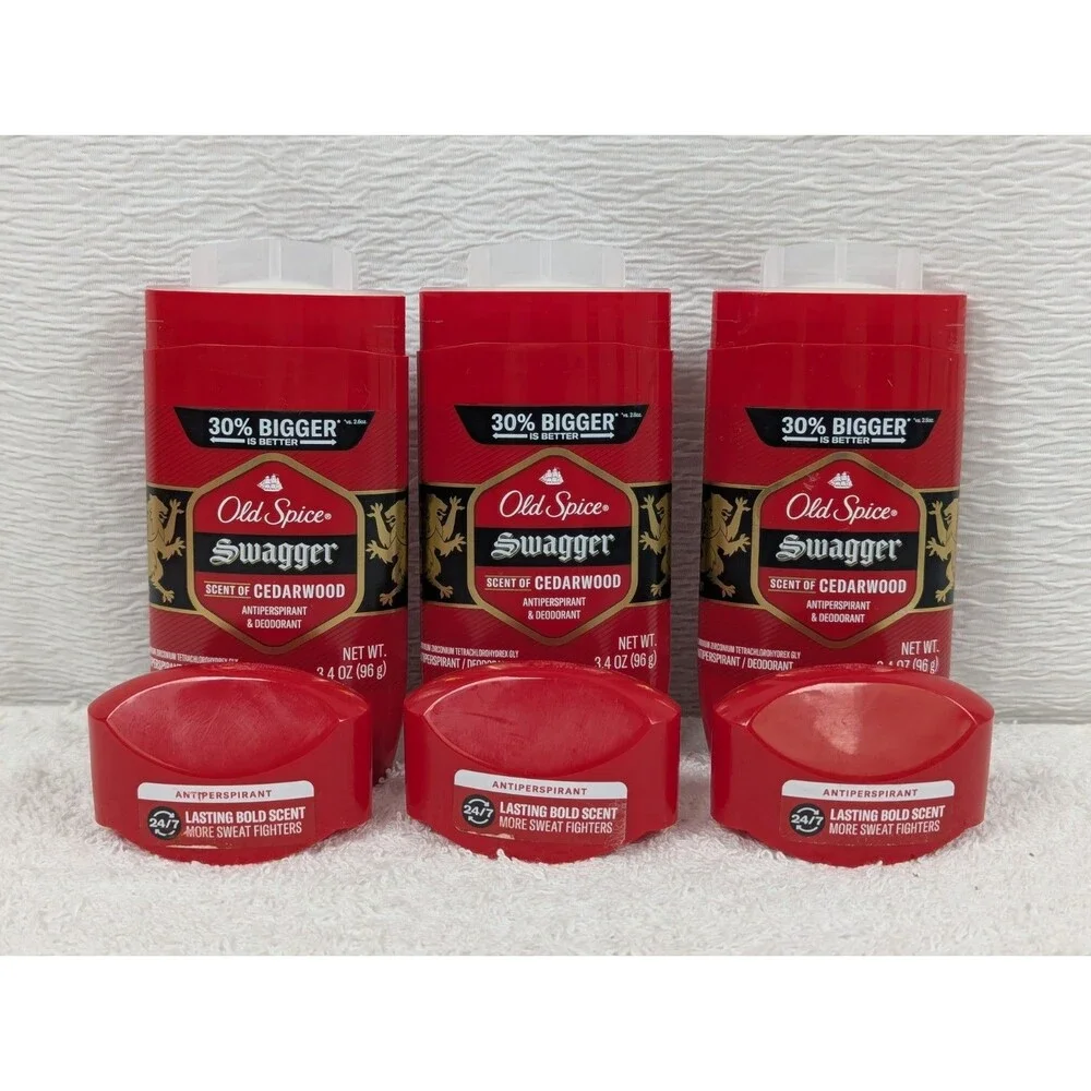 Old Spice - Swagger - Scent of Cedarwood - Deodorant - 3.4 oz - 3 Pack